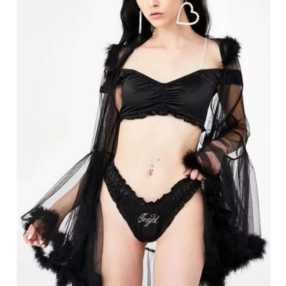 Sugar Thrillz Luna Angelic Reign Satin Set